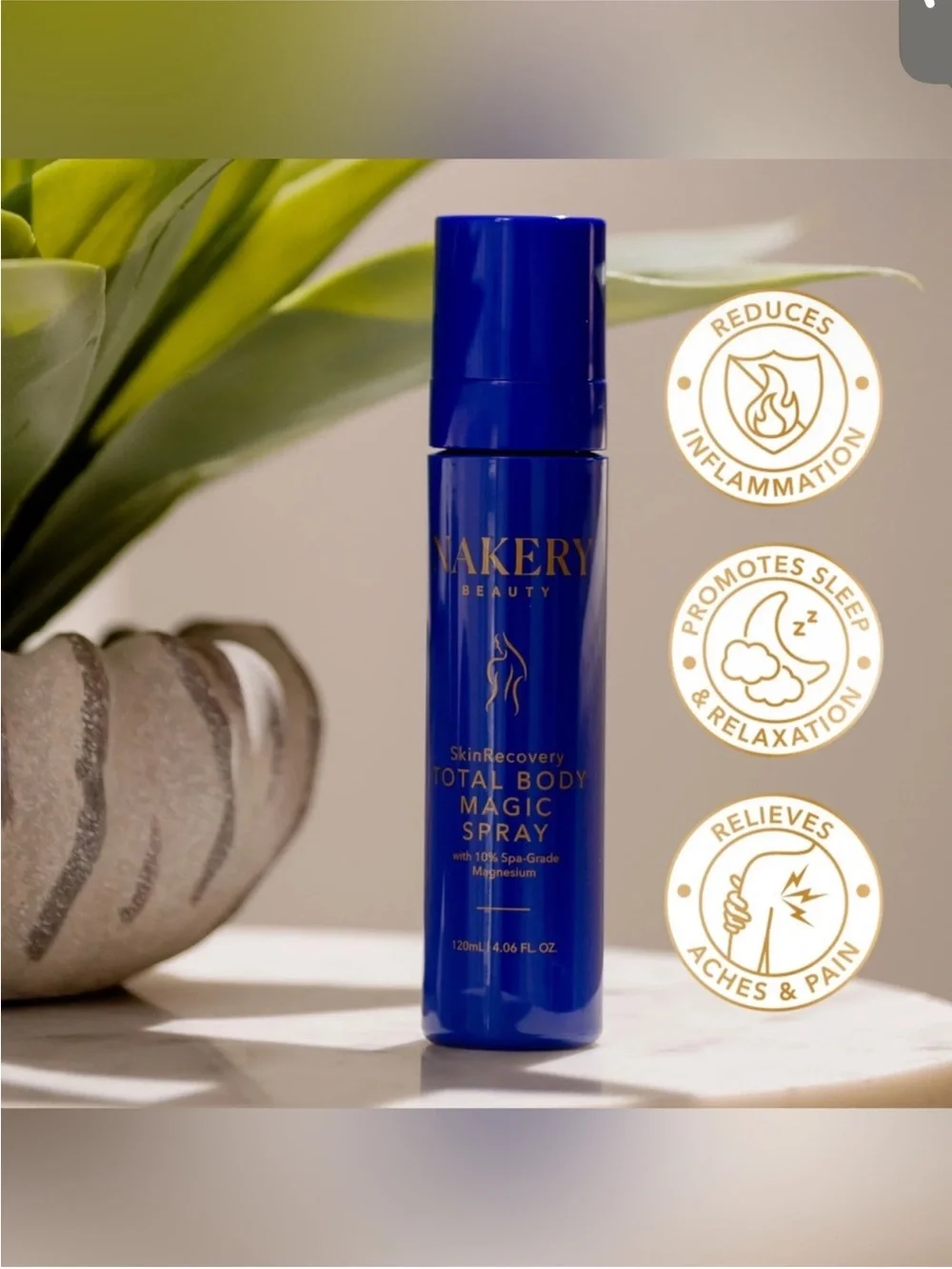 Nakery Beauty Total Body Magic Spray skin recovery - new in seal.